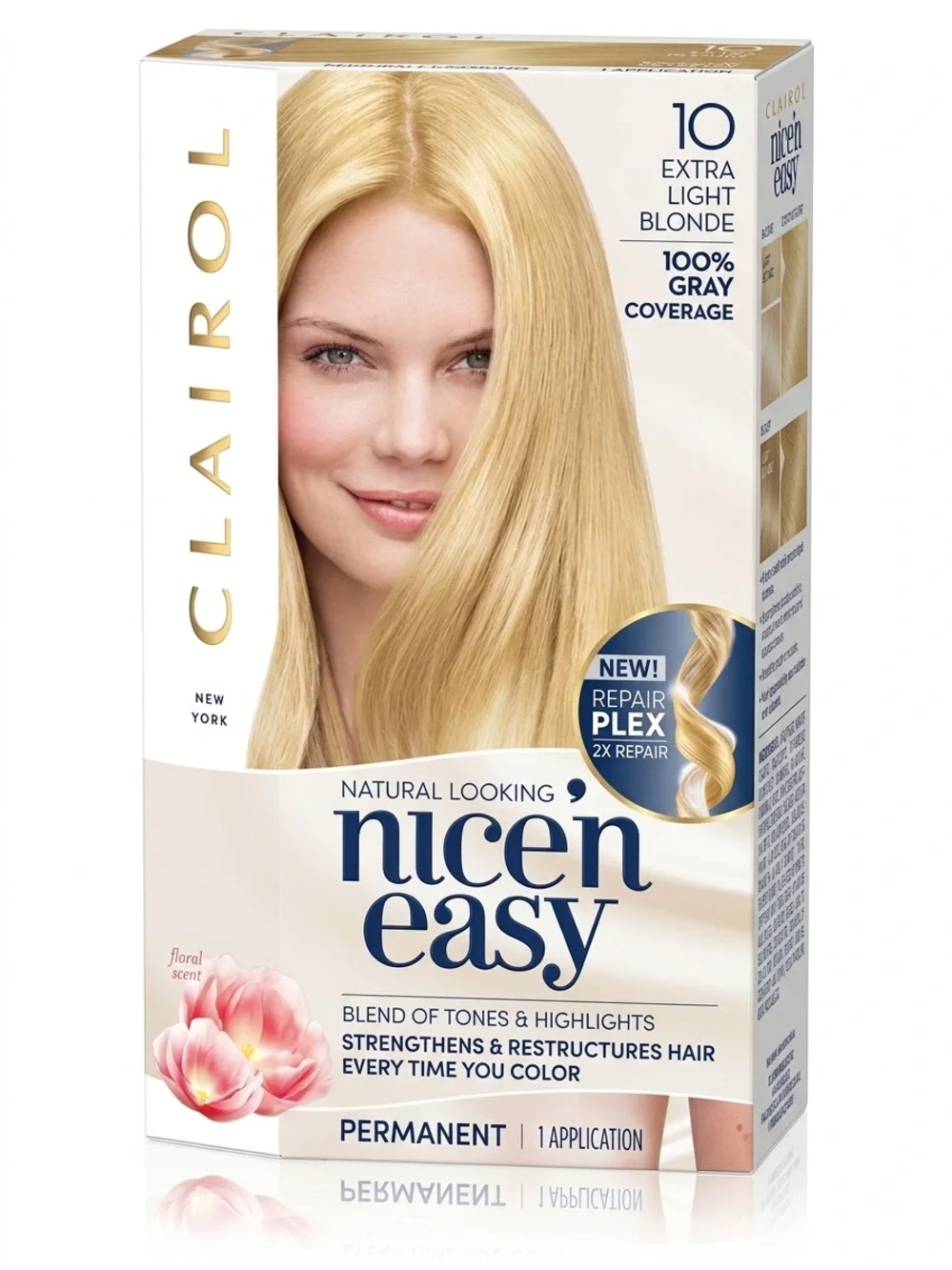 Clairol Nice 'n Easy Permanent Hair Color – Shade 10 (Extra Light Blonde)